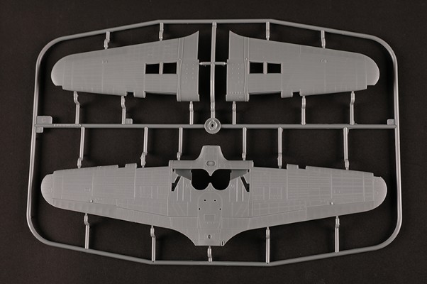 编号:81778 1/48 军用飞机系列 英国"飓风"Mk.ⅡC
