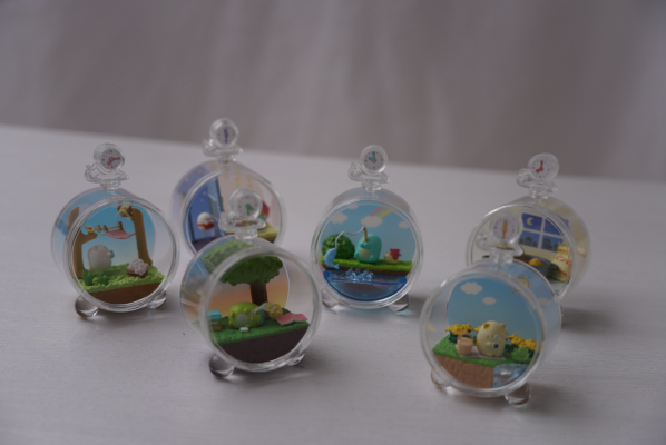 角落小伙伴 角落小伙伴的一天 玻璃微景观