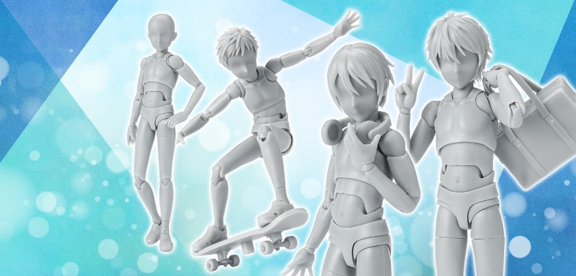 S.H.Figuarts 男性素体 校园生活主题 豪华套装（灰色款）