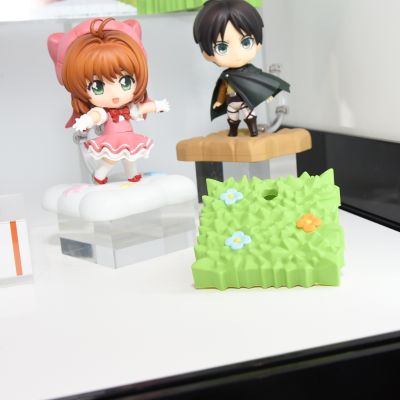 粘土人配件系列 装饰台座（云/草/土）