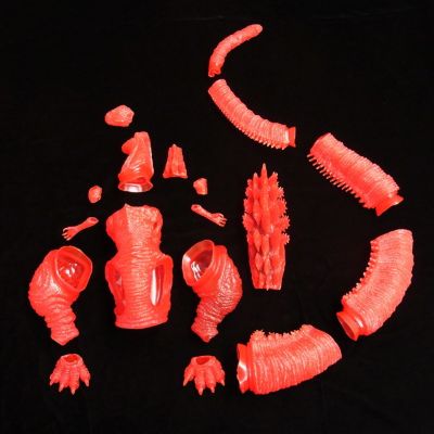 东宝大怪兽系列 新·哥斯拉 哥斯拉2016 红色透明版