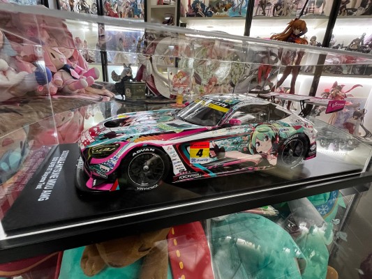 GOOD SMILE Racing 痛车1/18 初音未来 AMG 2020 SUPER GT Okayama Test Ver.