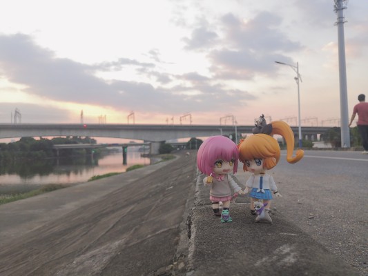 粘土人#1028 月影特工 源桃&Kamari&Monomi