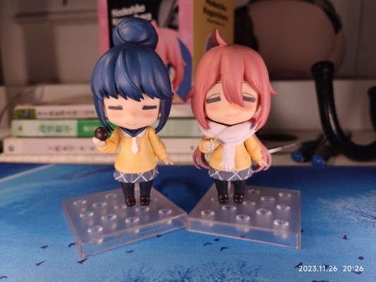 粘土人#2189 摇曳露营△ 各务原抚子 校服版