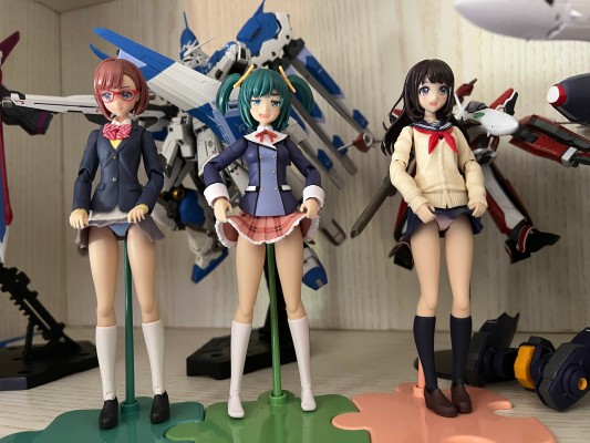 创彩少女庭园 × 机甲少女 寿武希子 若叶女子高中 冬装