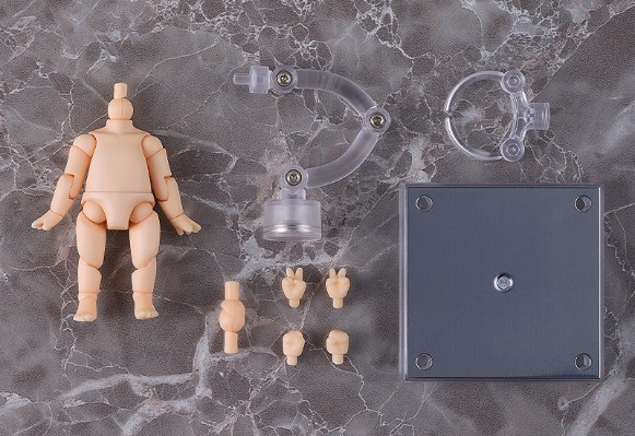 粘土娃 素体 1.1 小孩 （桃色）