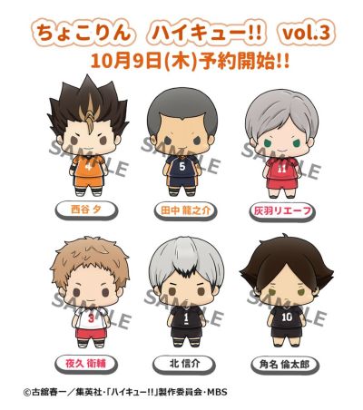 Q版可立玩偶 排球少年 第三弹