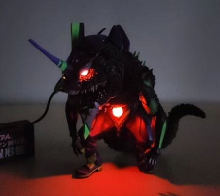 Q版拟真   初号机  哥斯拉觉醒形态