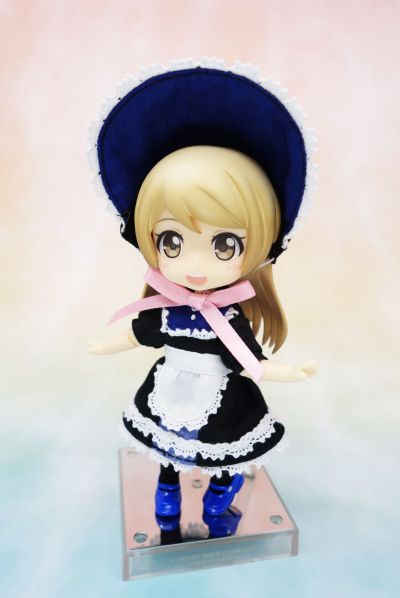 粘土娃 服装套组 复古连身裙（红色/黑色）