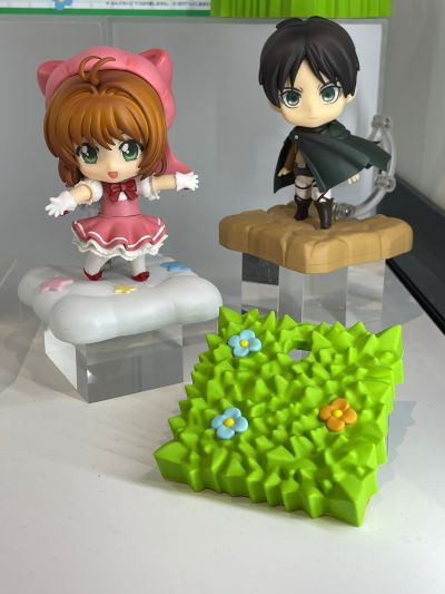 粘土人配件系列 装饰台座（云/草/土）