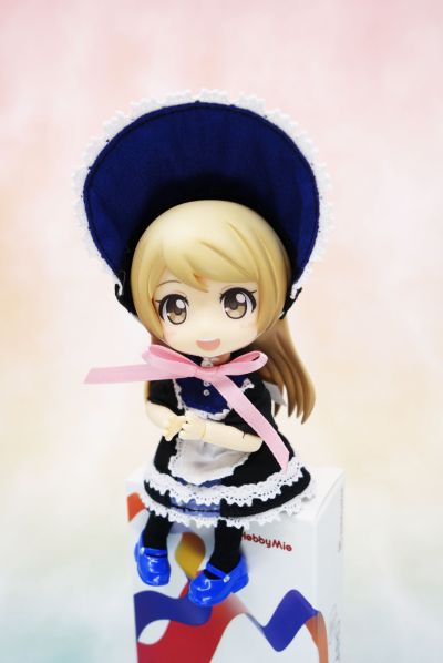 粘土娃 服装套组 复古连身裙（红色/黑色）