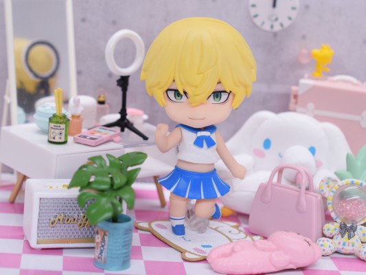 粘土人配件系列 拉拉队服 蓝色