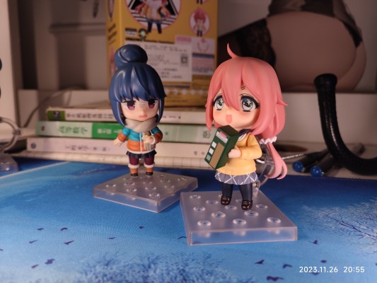 粘土人#2189 摇曳露营△ 各务原抚子 校服版