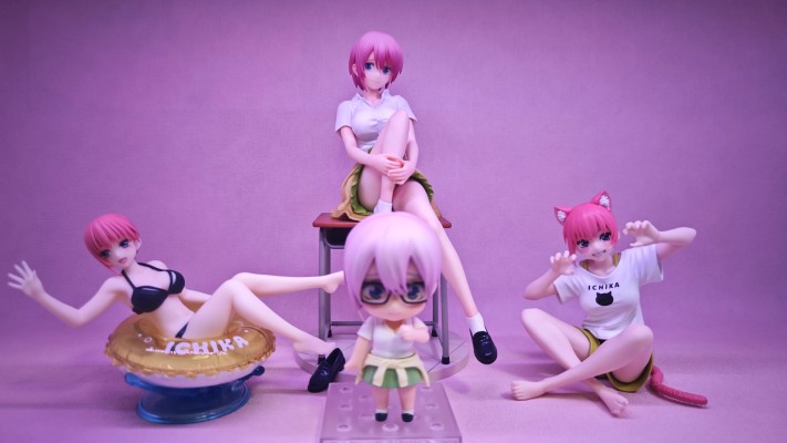 Desktop Cute 五等分的新娘∬  中野一花 ~新绘制猫咪居家服~