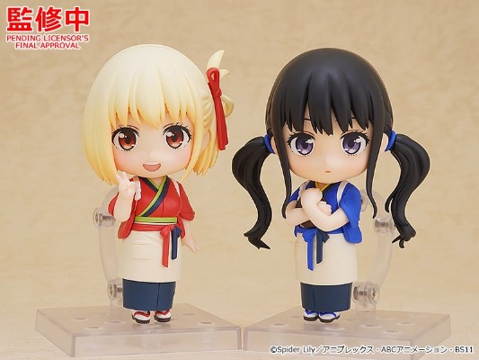 粘土人#2336 莉可丽丝 井上泷奈 莉可丽可咖啡店工服