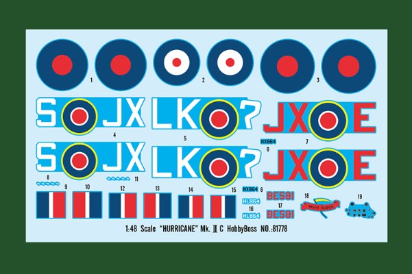 编号:81778 1/48 军用飞机系列 英国