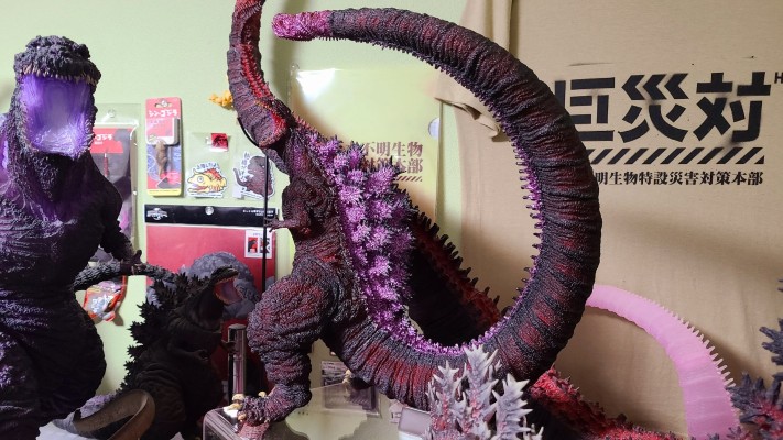 东宝30厘米系列 酒井裕司造型杰作 新·哥斯拉 哥斯拉 第四形态 觉醒款 哥斯拉商城限定版