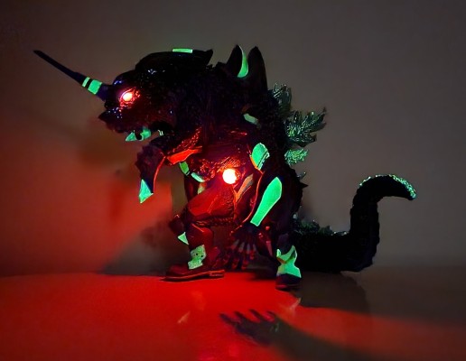 Q版拟真   初号机  哥斯拉觉醒形态