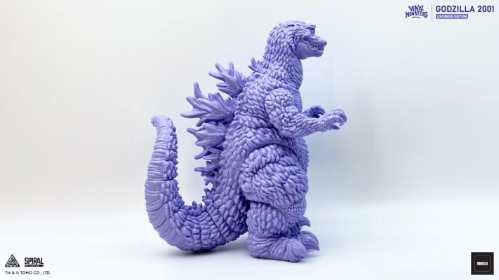软胶怪兽档案系列 哥斯拉 2001 薰衣草版