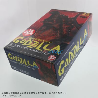 东宝30厘米系列 酒井祐司造型杰作 哥斯拉（2016）软胶拼装套件 透明红色版
