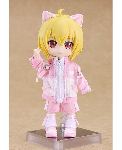 粘土娃 服装套组 次文化运动服（蓝色/粉色）