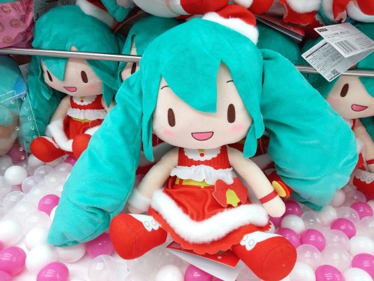 初音未来系列 可爱软绵绵玩偶 趴趴 M尺码 圣诞节2023