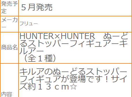 猎人 压泡面人偶—奇犽—
