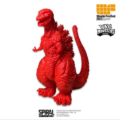 软胶怪兽档案系列 哥斯拉 2016 红色组装版