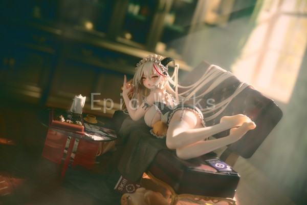 碧蓝航线 埃吉尔 港区的龙女仆GK手办摄影