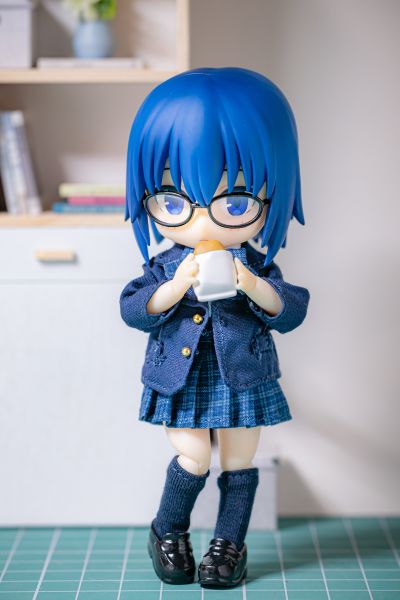 粘土娃 服装套组 制服外套:女孩（藏青色/粉红色）