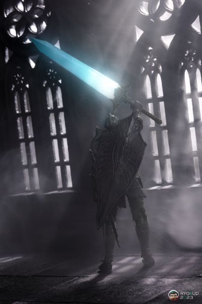 figma#593 恶魔之魂 重制版 黑衣的防火女