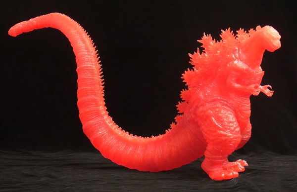 东宝大怪兽系列 新·哥斯拉 哥斯拉2016 红色透明版