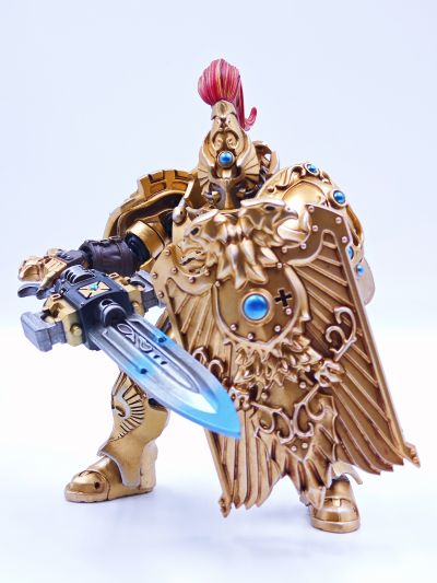 战锤40000 皇帝禁军 装备哨戒之刃和戍卫盾牌的禁军卫队