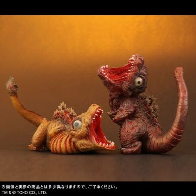 Q版拟真 新·哥斯拉 哥斯拉（2016）第二形态+第三形态 透明版 套装