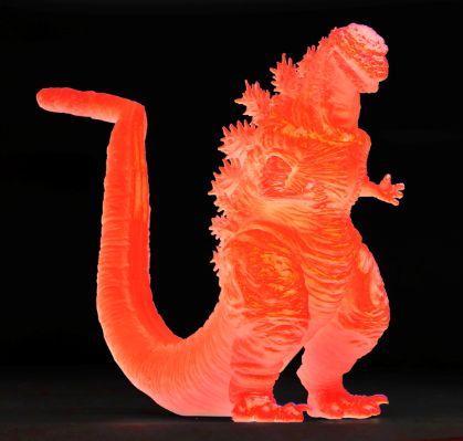 东宝大怪兽系列 新·哥斯拉 哥斯拉2016 红色透明版