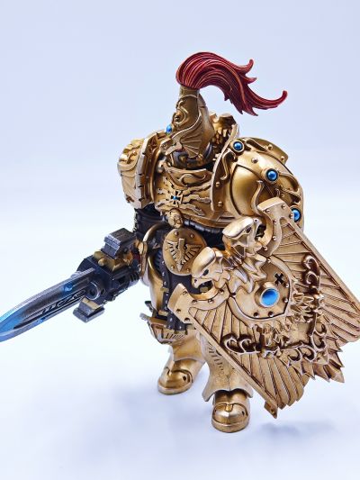 战锤40000 皇帝禁军 装备哨戒之刃和戍卫盾牌的禁军卫队