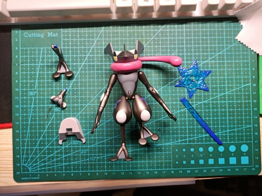 宝可梦拼装模型收藏 47 特选系列 甲贺忍蛙