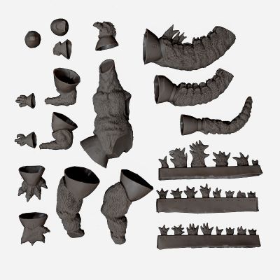 哥斯拉1955 软胶套件复刻版