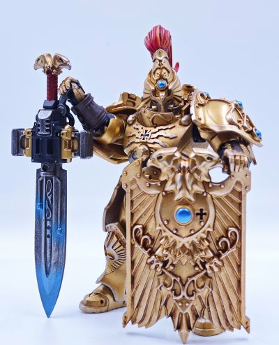 战锤40000 皇帝禁军 装备哨戒之刃和戍卫盾牌的禁军卫队