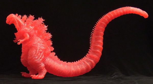 东宝大怪兽系列 新·哥斯拉 哥斯拉2016 红色透明版