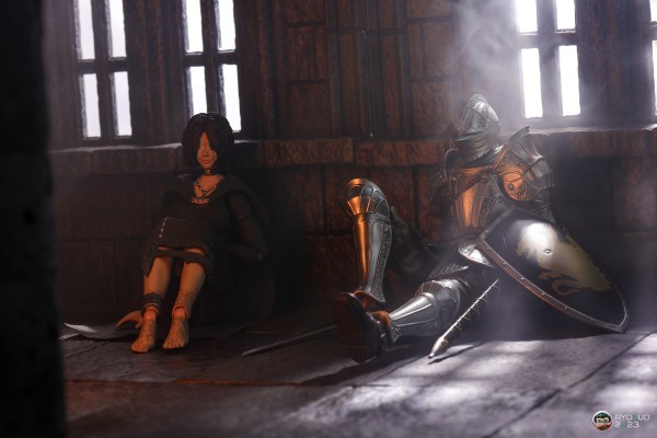 figma#593 恶魔之魂 重制版 黑衣的防火女