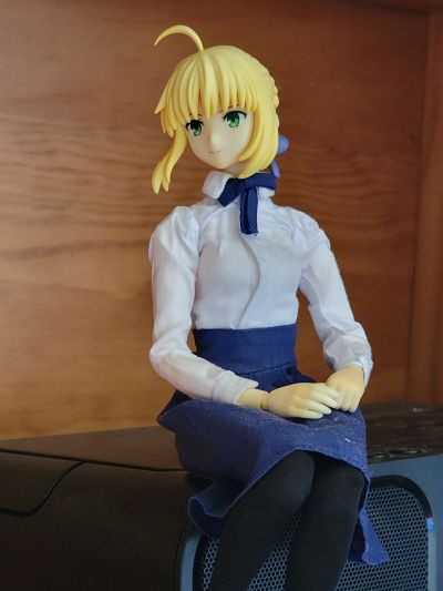REAL ACTION HEROES #711 Fate/stay night [Unlimited Blade Works] SABER 私服 Ver.
