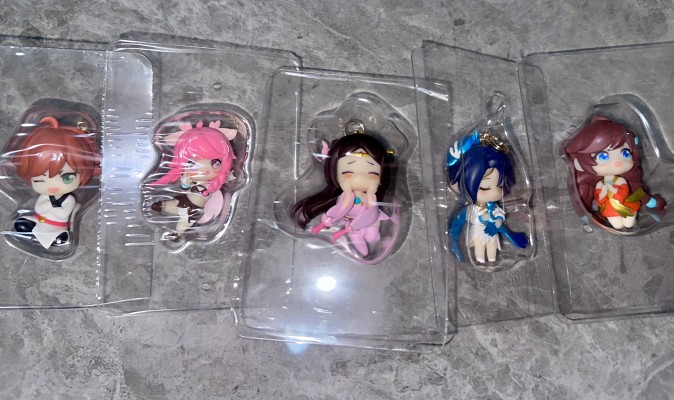 王者荣耀 挂挂系列盒蛋 瑶/李白/大乔/貂蝉