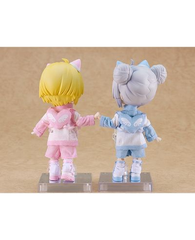 粘土娃 服装套组 次文化运动服（蓝色/粉色）