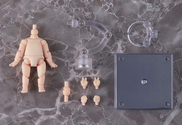 粘土娃 素体 1.1 小孩 （奶油色）