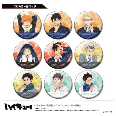 排球少年 收藏式锡徽章 天气系列 第二弹