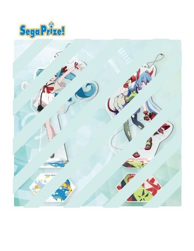 初音未来系列 大号透明立牌钥匙链 