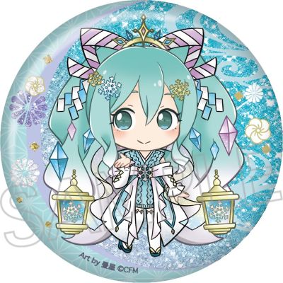 初音未来系列 百鬼夜行 闪光锡徽章