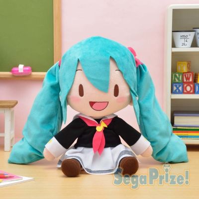 超大毛绒玩偶 初音未来 校服款