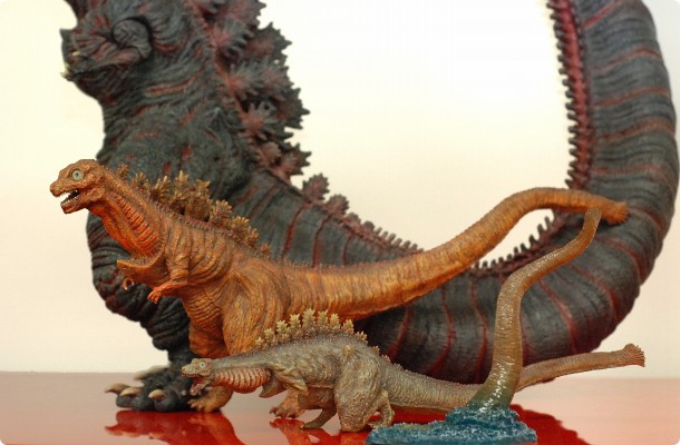 东宝怪兽系列 第31弹 新·哥斯拉 4体套装